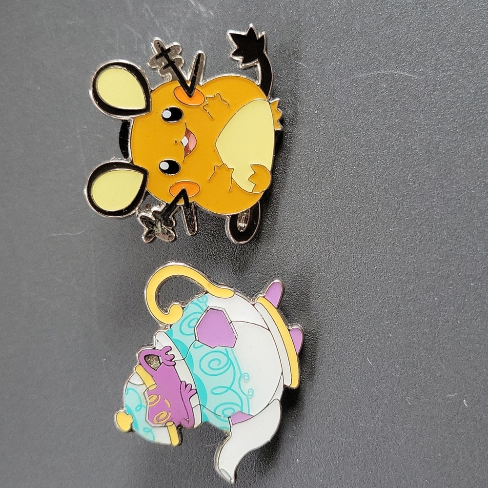 Pokemon collection pins